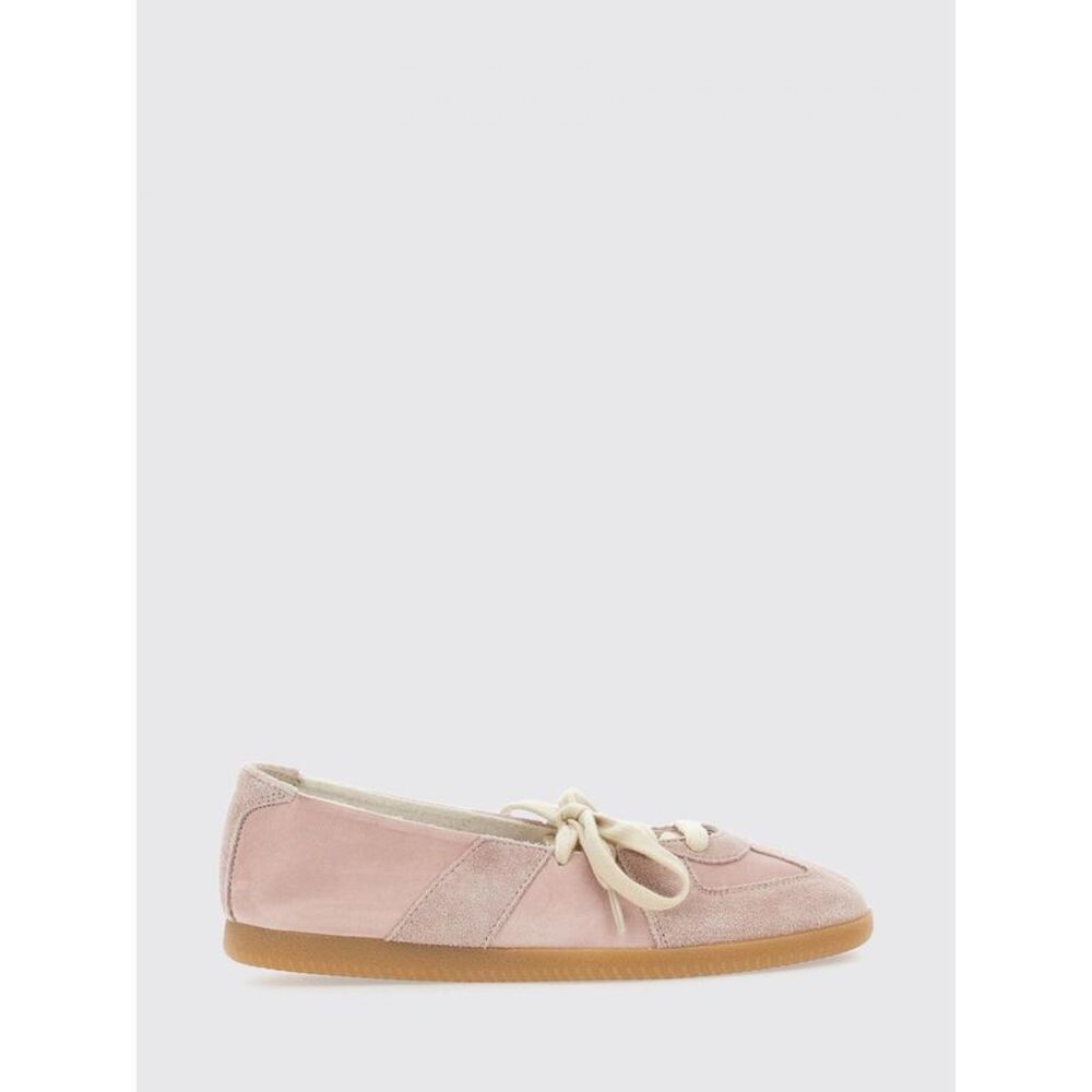 Maison Margiela Women Maison Margiela Replica Lambskin And Suede Ballet Flats